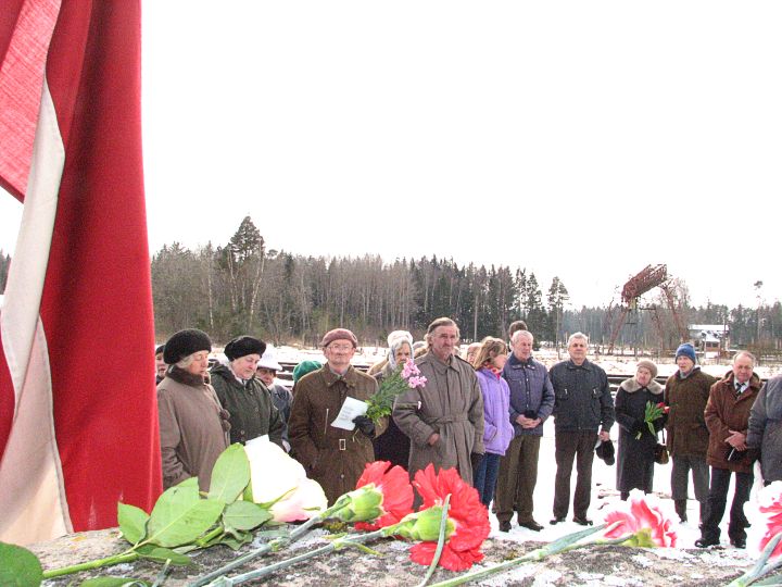 Komunistiskā terora upuru piemiņas pasākums Kandavā