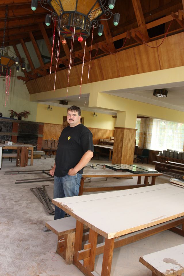 Džūkstē atjauno «Dzintarzemes» pirti