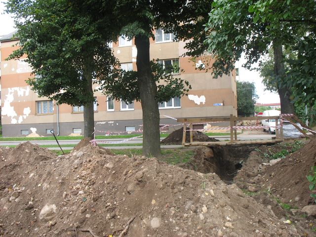 Meža ielā ierīko siltumtrasi