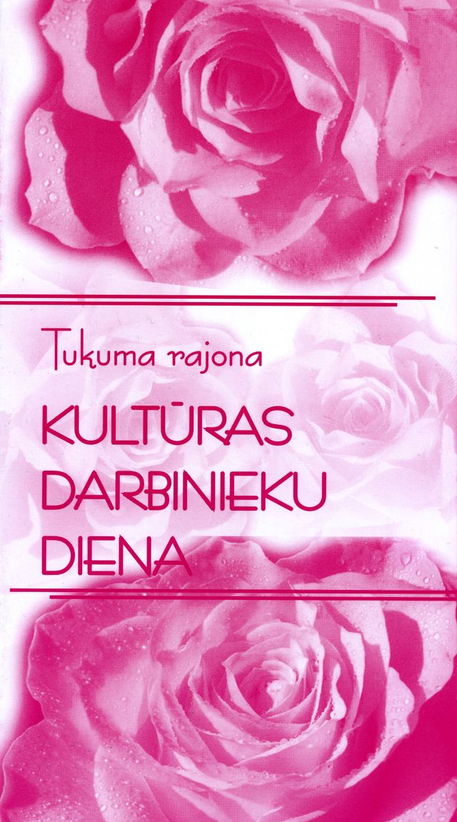 Sveiks kultūras darbiniekus