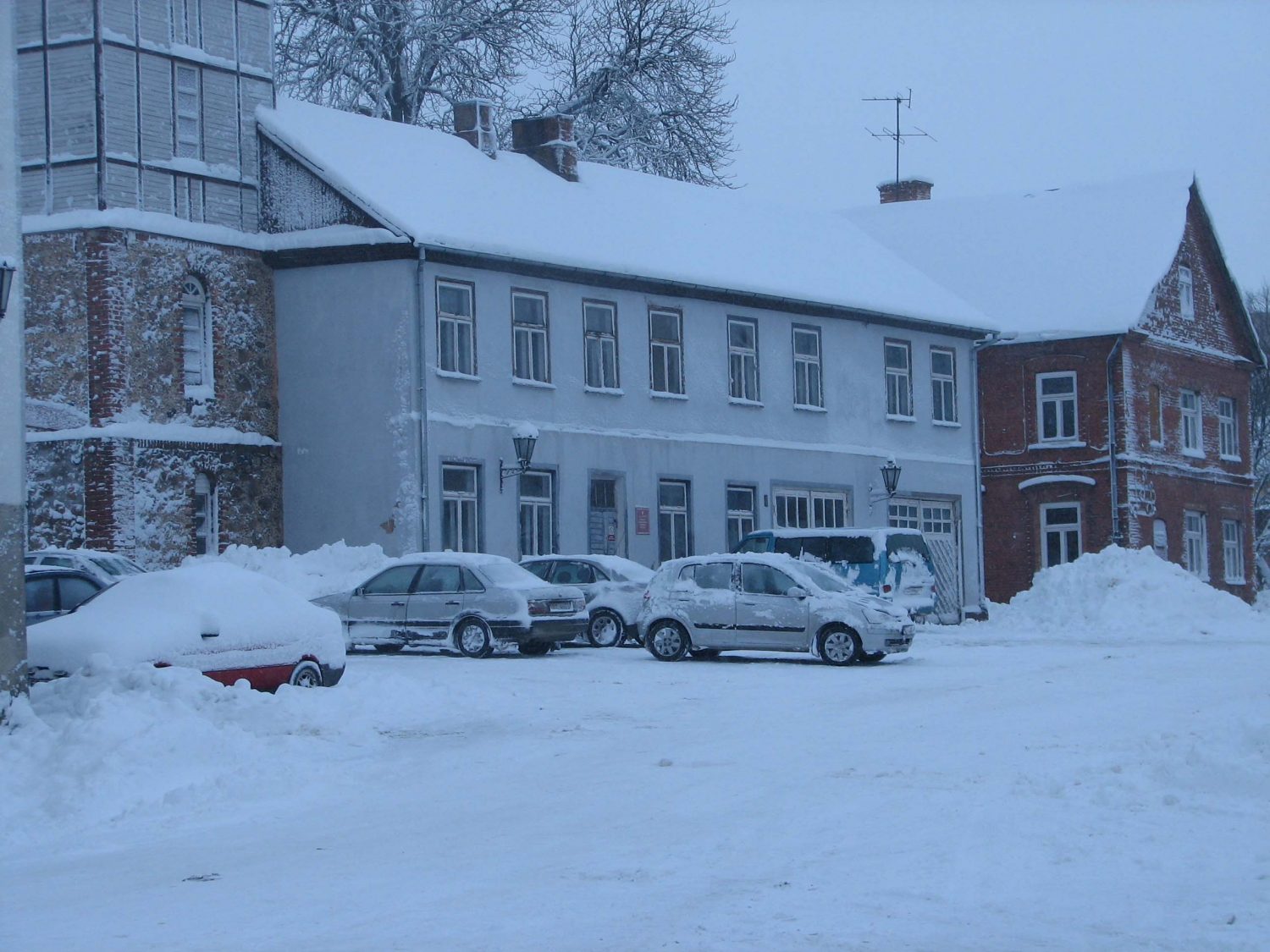Arī Kandavā sevi piesaka ziema (PAPILDINĀTS)