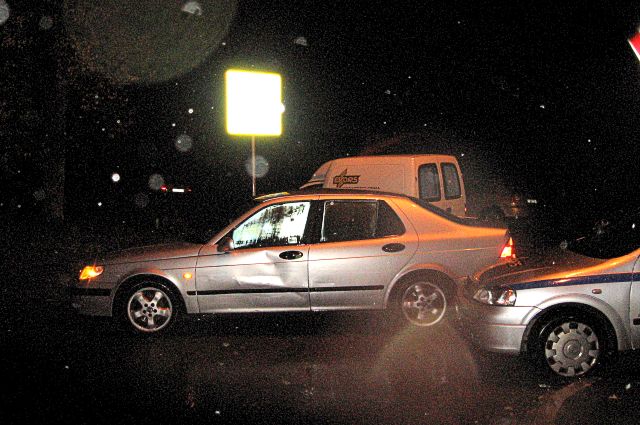 Negadījums tumsā, lietū un vējā