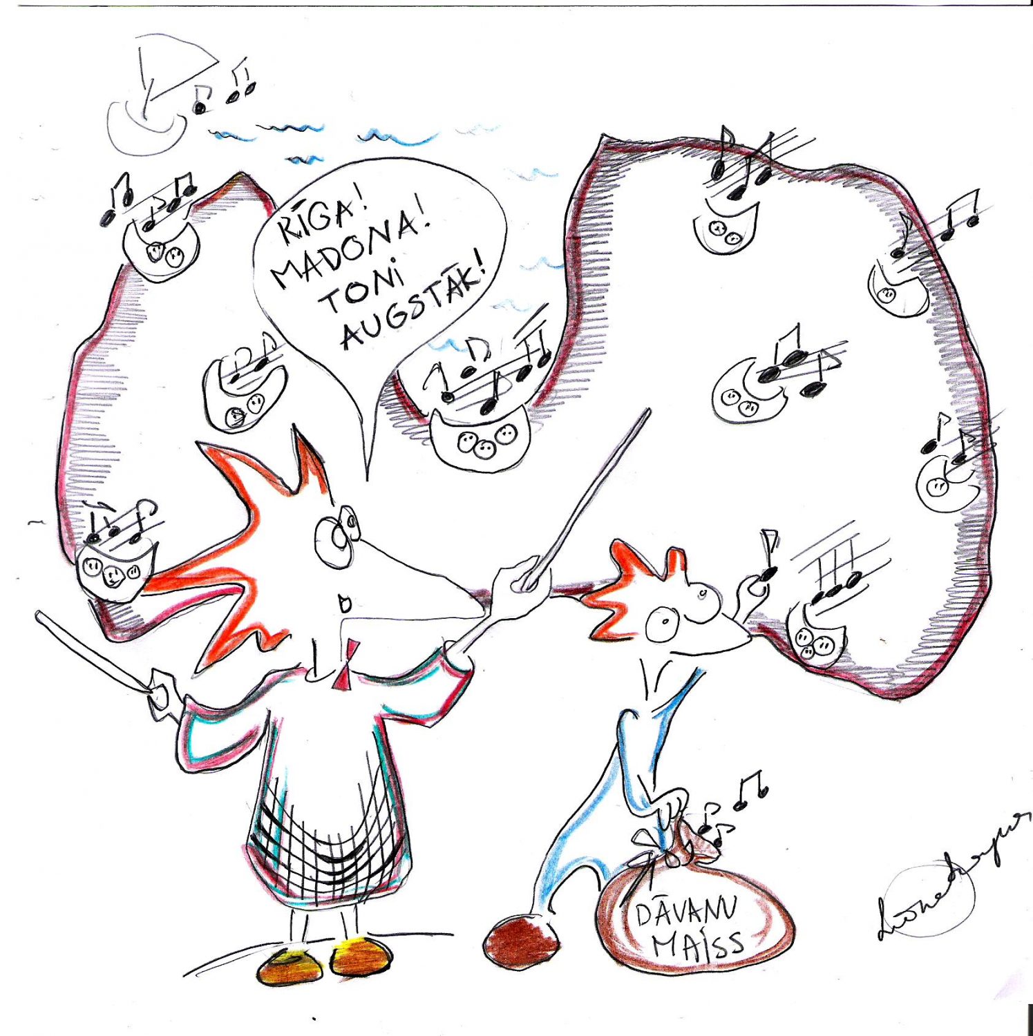 8778: Trīs darbi Latvijai