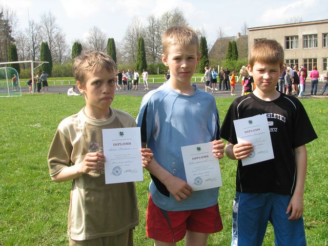 Sacenšas Kandavas novada skolu vieglatlēti