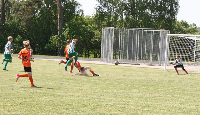 Latvijas Jaunatnes futbola čempionātā Tukums pret Albertu