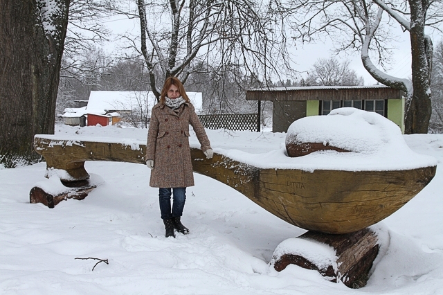 Auto foto ziemas prieki -Tukumā