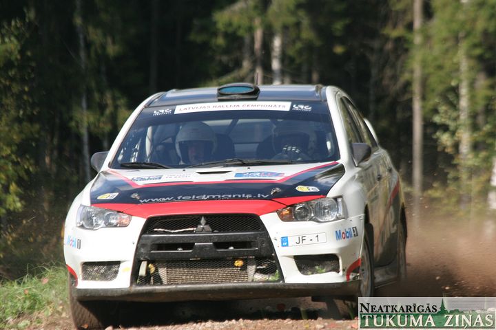 Rallijā “Latvija” triumfē tukumnieki