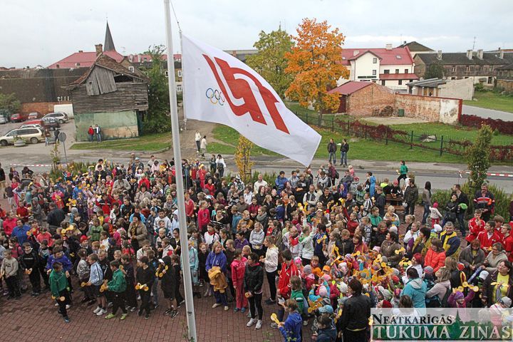 Olimpiskajā dienā  Tukumā piedalījās 650 jaunie sportisti