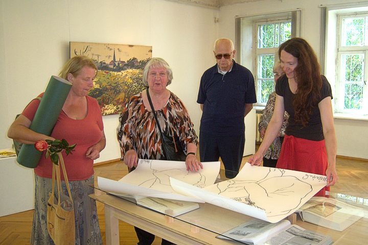 Tukuma muzejam dāvina Laimoņa Mieriņa zīmējumu