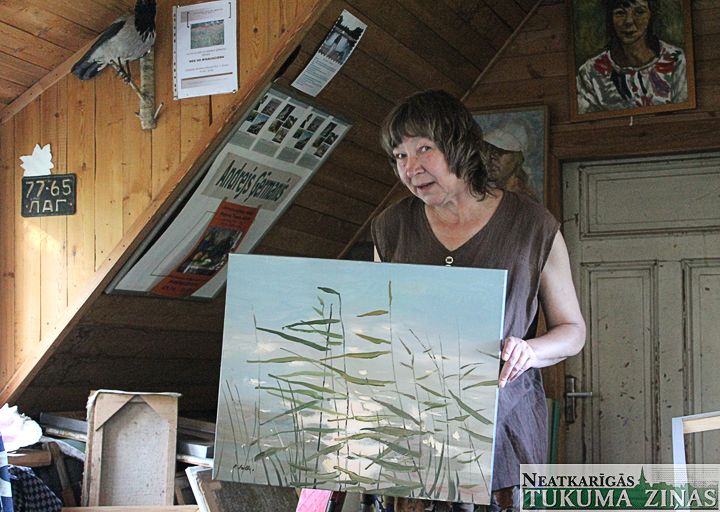 Gleznotāja Olita Gulbe-Ģērmane: “Es vispār esmu dabists!”