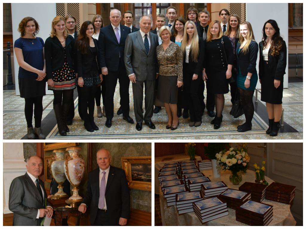 Engurnieks Andris Ābele saņem mecenāta Edvīna Samuļa stipendiju par izcilību