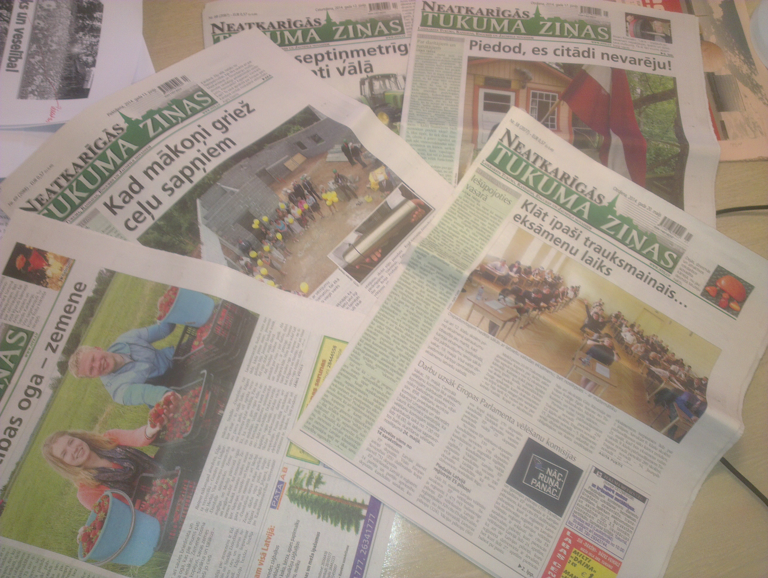 Neatkarīgās Tukuma ziņas iegūst apbalvojumu