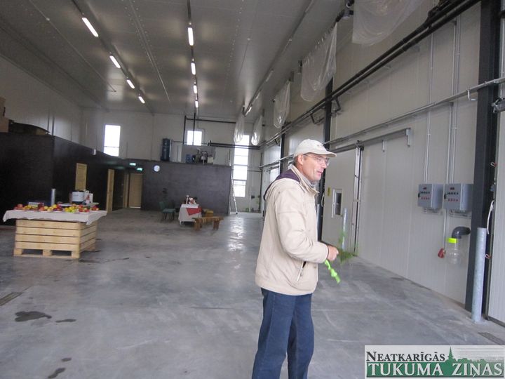 Kooperatīvs «Augļu nams» Pūrē atklāj jaunu un modernu glabātuvi