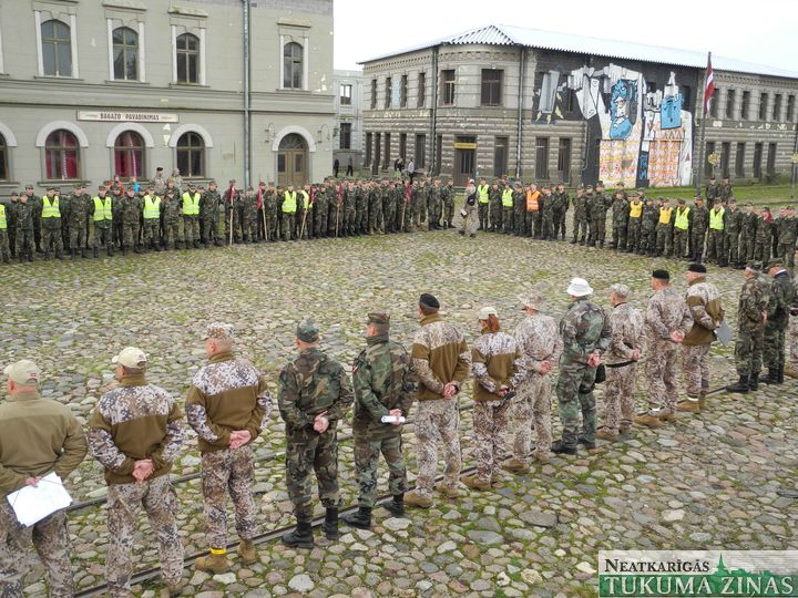 Jaunsargu «Vīru spēles» – godinot Lāčplēša Kara ordeņa kavalierus /FOTO/