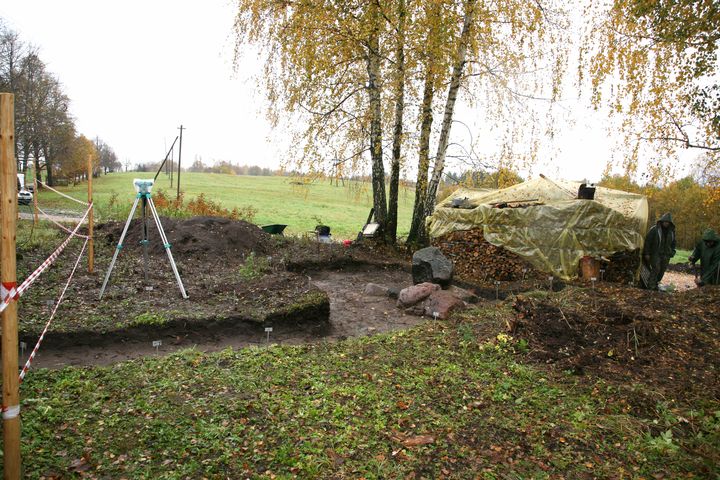 Pastariņa muzejā notiek arheoloģiskie izrakumi