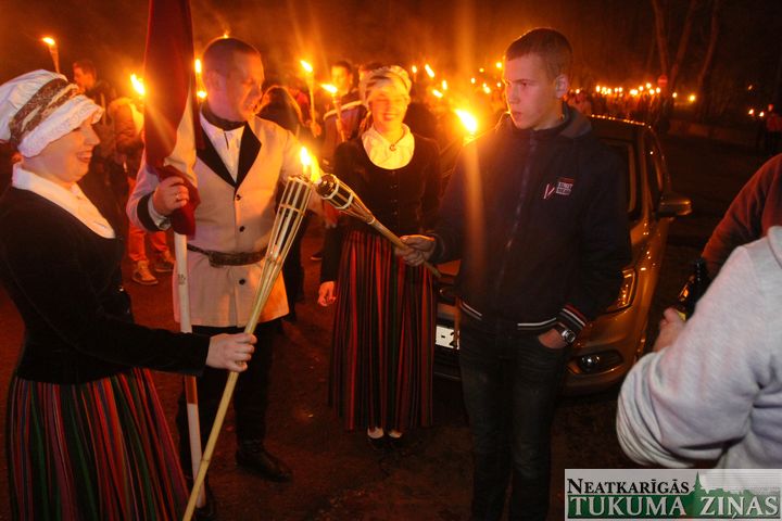 Lāčplēša diena Kandavā /FOTO/
