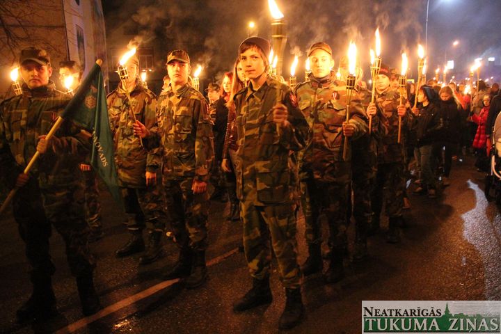 Lāčplēša dienas svinības Tukumā /FOTO; VIDEO/