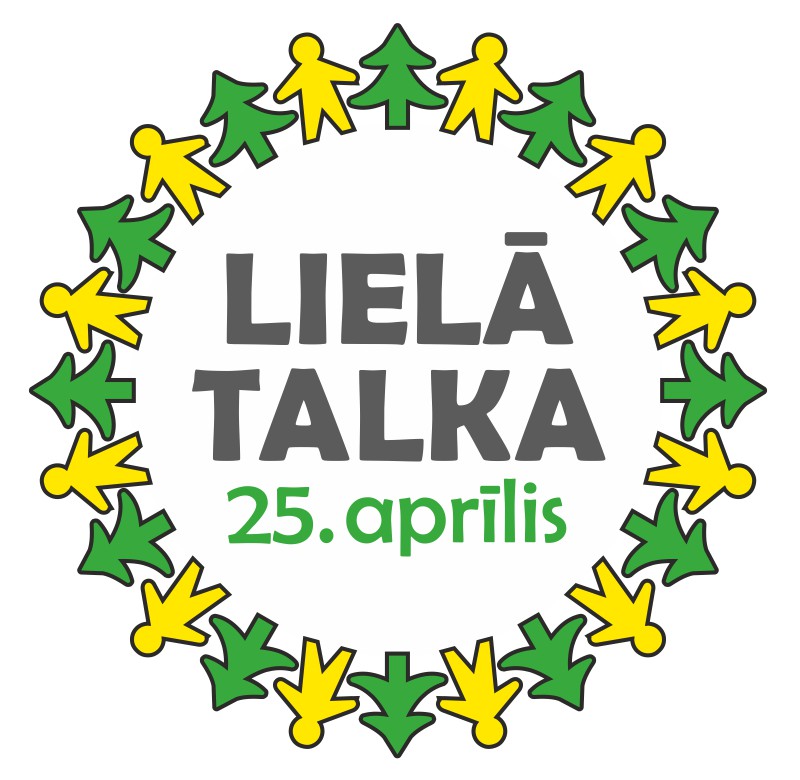 Lielā talka 2015. gadā norisināsies 25. aprīlī