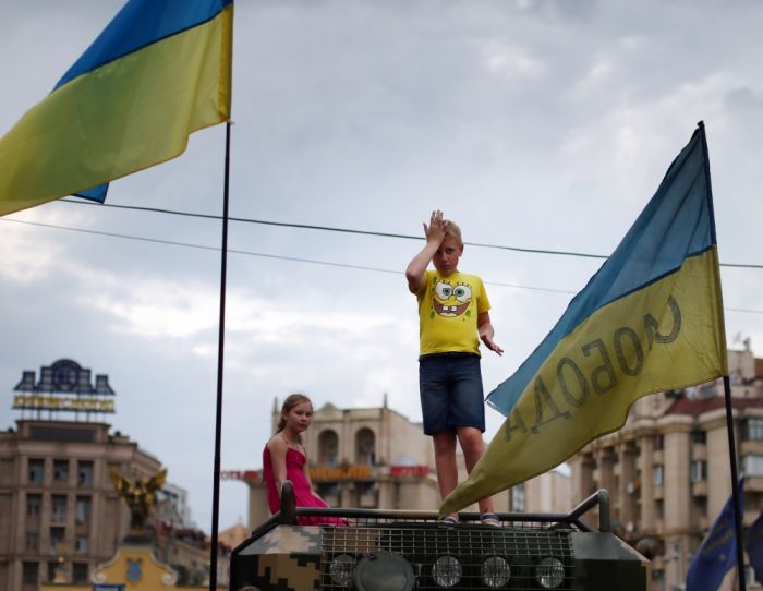 Ziemassvētku akcija karavīru bērniem Ukrainā