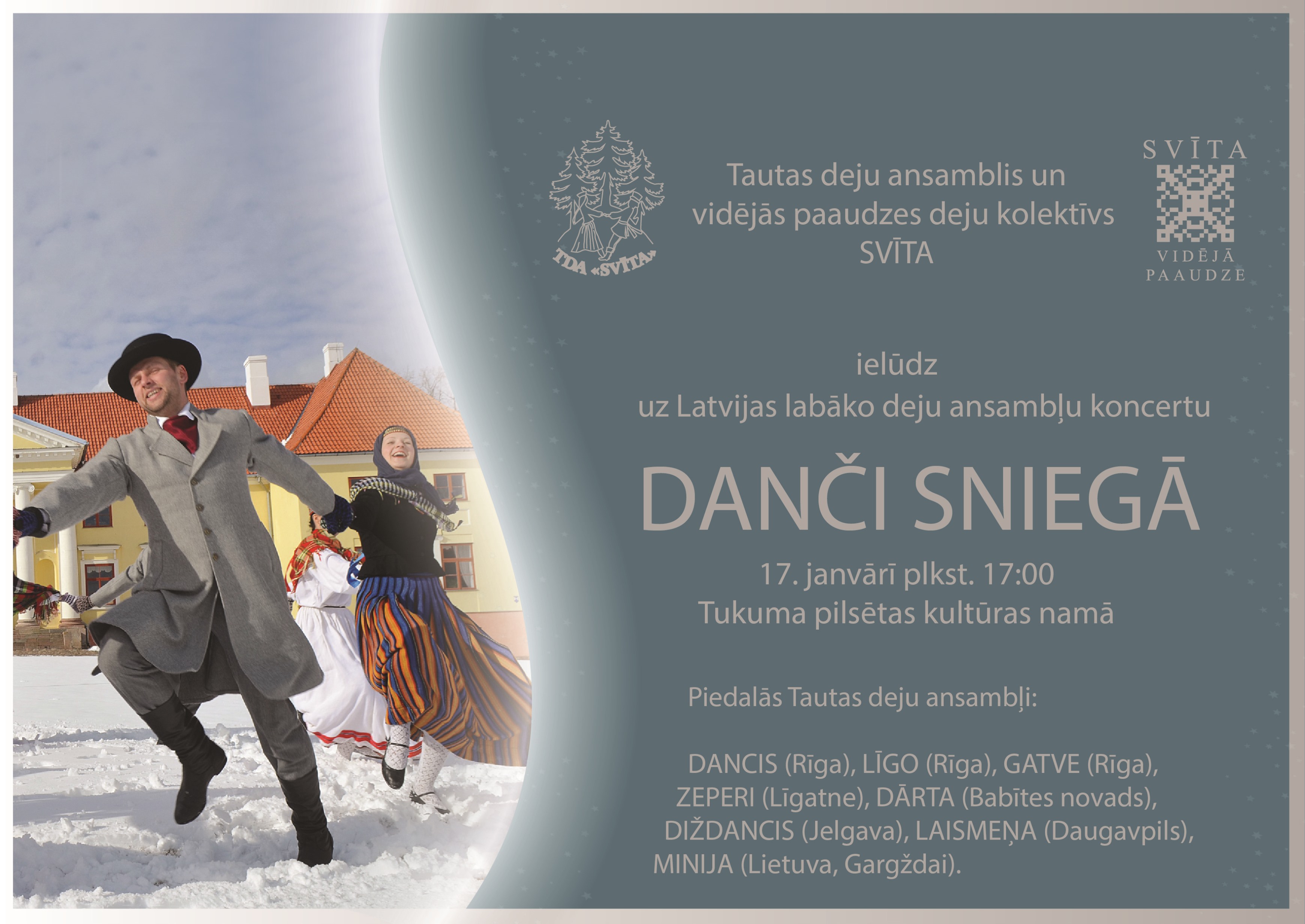«Svīta»  ielūdz uz gadskārtējiem «Dančiem sniegā»