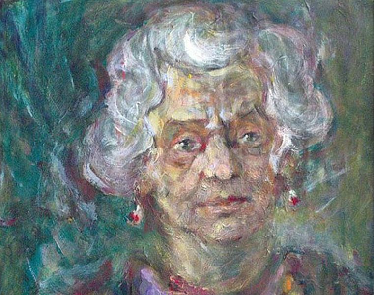 Mākslinieces Dzidras Baumas 85 gadu jubilejas izstāde galerijā «Durvis»