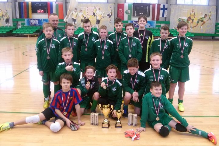 Tukuma futbolistiem uzvara «Mārupes ziemas kausā 2015»