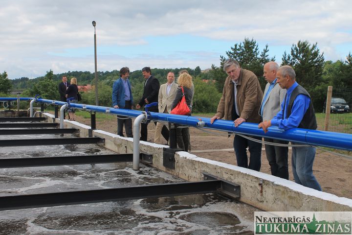 Kandavā renovētas notekūdeņu attīrīšanas iekārtas