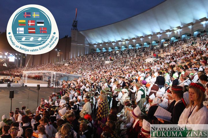 VIII Ziemeļu un Baltijas valstu Dziesmu svētki – arī Tukumā, Kandavā un Jaunpilī