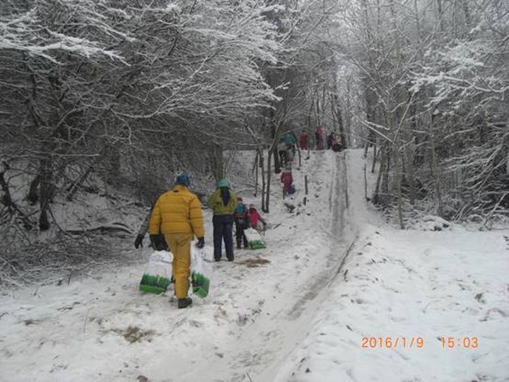 Rāvu pusē pašiem sava ziemas prieku trase