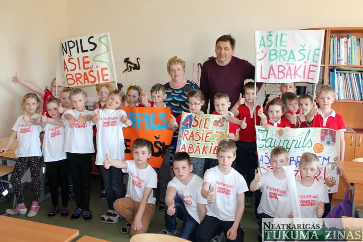 Jaunpilniekiem 5. vieta konkursā «Pirmie soļi basketbolā»