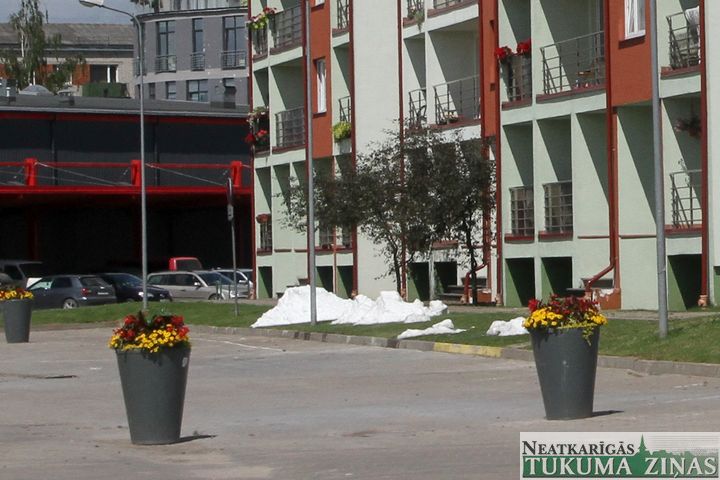 Kāpēc sniegu ber uz zāliena?