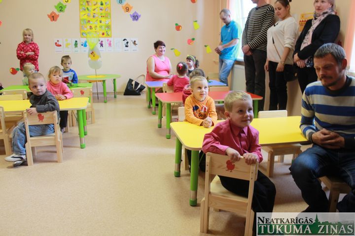 Tukumā atklāta 3. pamatskolas pirmsskola /FOTO/