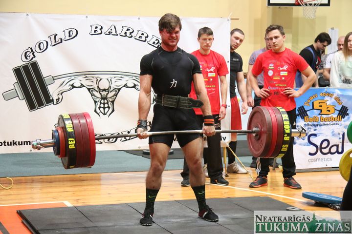 «Gold Barbell Tukums» spēka sacensības /FOTO/