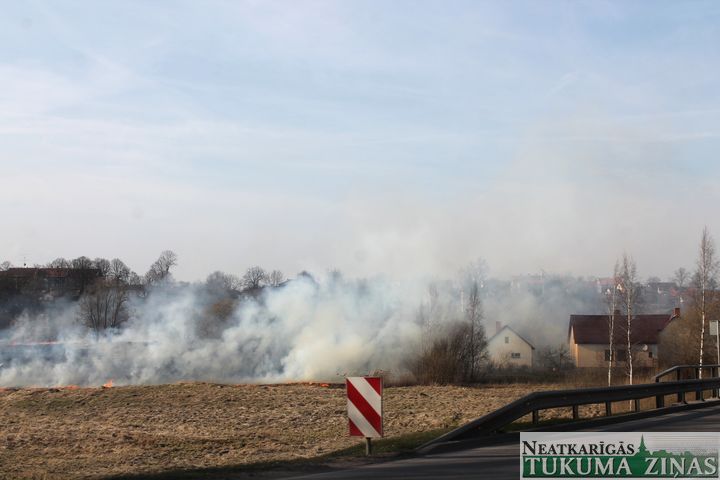 Aizvadītajā diennaktī Tukuma novadā kūla degusi 50 hektāru platībā