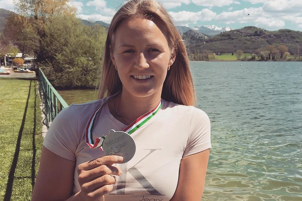 Airētājai Elzai Gulbei – sudrabs Itālijā