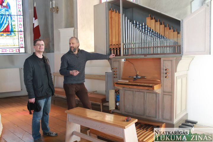 Šodien tiks ieskandinātas jaunās Tukuma ev. lut. baznīcas ērģeles