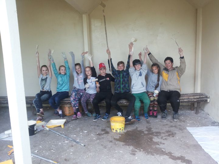 Uzspodrina Jaunpils autobusa pieturu