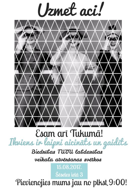 Labdarības veikala «Tuvu» atvēršanas svētki 15. augustā Tukumā