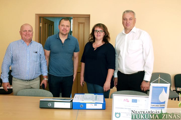 Tukumā noslēgti pirmie līgumi ūdenssaimniecības pakalpojumu 2. kārtā