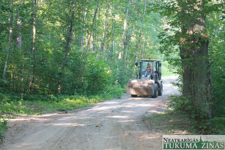 Slocenes ielas apbraucamais ceļš Tukumā – tikai vieglajiem auto