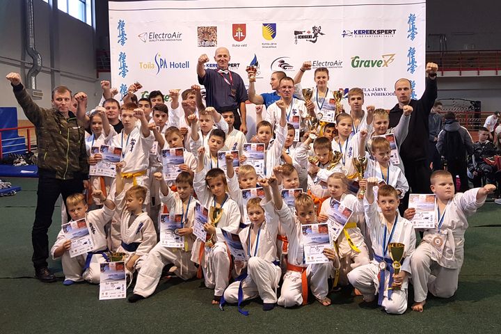 Tukuma, Kandavas un Engures kjokušinkai karatistiem panākumi kaimiņzemēs