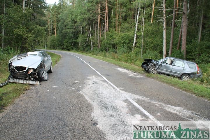 Avārija Engures novadā