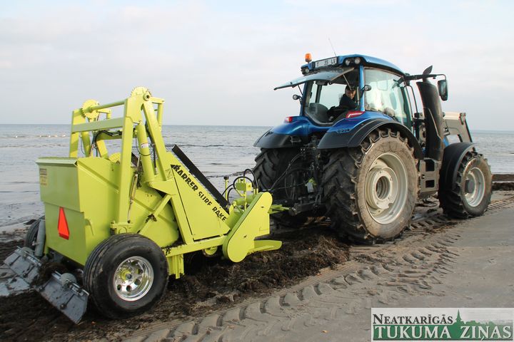 Pludmales plāno tīrīt motorizēti