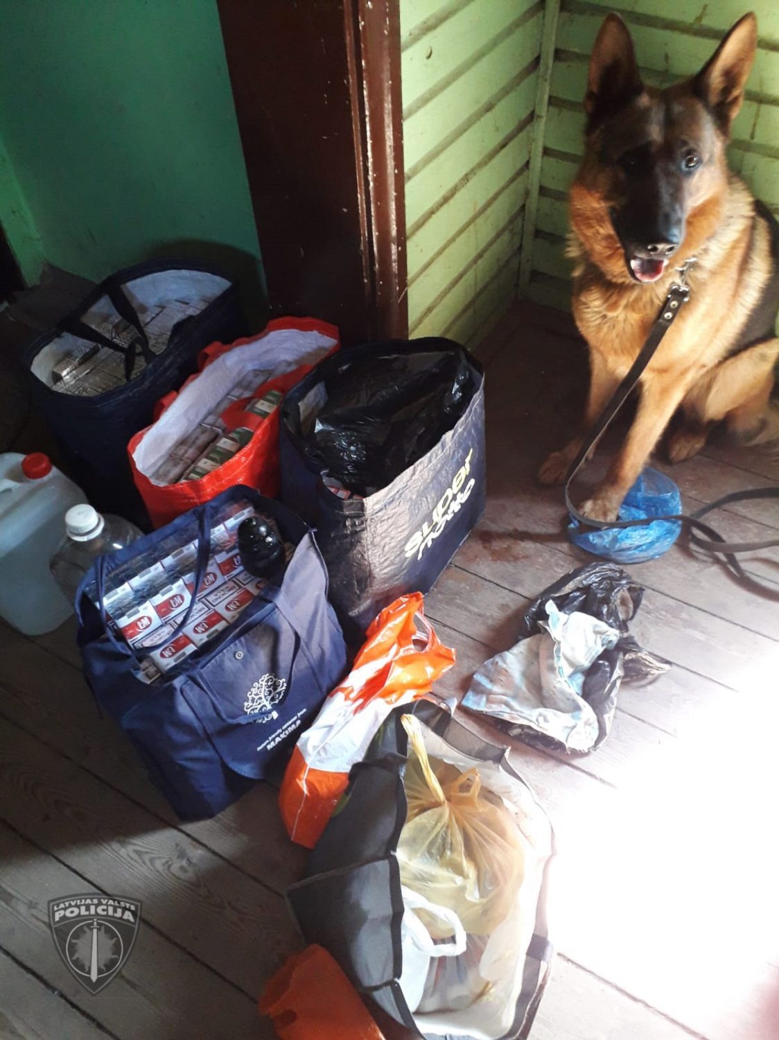 Suns uzož cigaretes un iedzērušus skolniekus