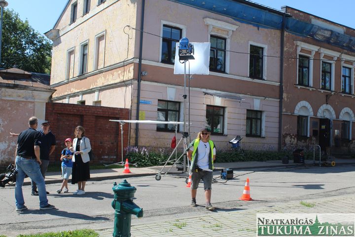 Tukumā uzņem filmu par Coju /papildināts ar FOTO/