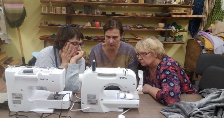 Jaunpils amatu mājā nu arī iespēja šūt