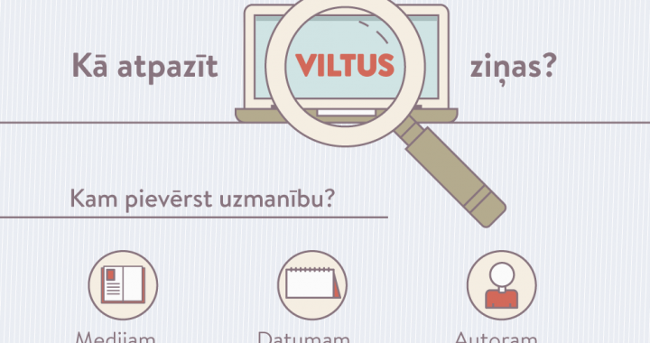 Aicina izvērtēt informācijas uzticamību un nedalīties ar baumām