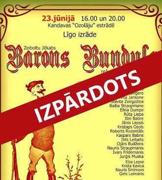 Būs papildu izrāde un iecerēts skrējiens Kandavā