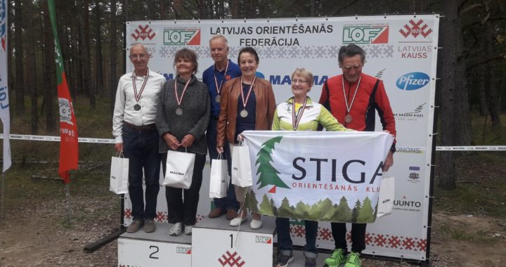 Medaļas orientēšanās sacensībās Carnikavā