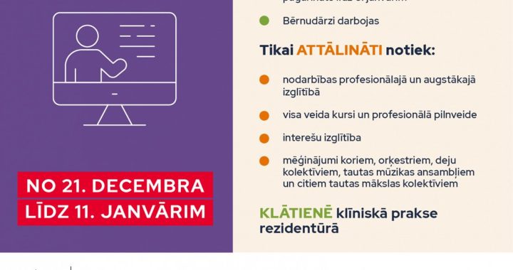 Trīs nedēļu laikā ievērojami jāsamazina cilvēku kustība – dāvināsim viens otram veselību